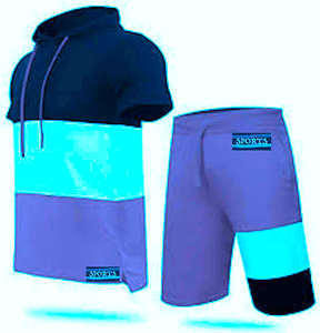 Shorts et haut de sport personnalisés pour hommes - Product Image 5