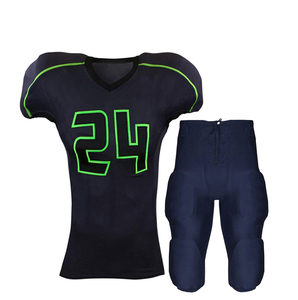 Maillot de football américain à manches courtes respirant de nouvelle conception 2025 avec logo personnalisé - Product Image 1