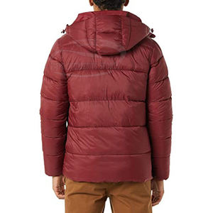 Veste de conception personnalisée OEM manteau d'hiver en duvet avec poche et demi-fermeture éclair veste en duvet du nord pour hommes - Product Image 2