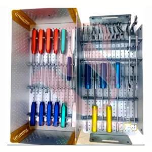 BISONS - Juego Completo de Instrumentos Quirúrgicos Ortopédicos Manuales de Acero Inoxidable para Artroscopia de Hombro - Product Image 1