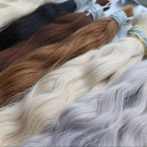 2025 Blonde Naturel Ondulé 100% Vietnamien Extensions de Cheveux Crus Vente Chaude Produit En Vrac avec Expédition Rapide Style Vague Naturelle - Product Image 1