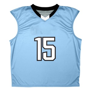 OEM diseño personalizado sublimado Lacrosse Jerseys uniforme sin mangas con nombre y número personalizado 100% tela de malla de poliéster - Product Image 6