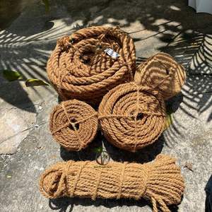 Usine directe au Vietnam produisant une corde décorative en fibre de noix de coco faite à la main en fibre de coco naturelle durable pour l'artisanat intérieur extérieur - Product Image 3