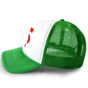 Sombreros de camionero de 5 paneles personalizados, logotipo bordado de poliéster/algodón unisex personalizado profesional en malla lisa, sombrero de espuma Premium - Product Image 1