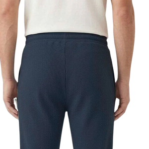 Mens Waffle Knit <b>Jogger</b> Pants Drawstring Elastic Waist <b>Slim</b> Fit Casual Lounge Sweatpants Soft Stretch Tapered Trousers Pockets - Product Image 5