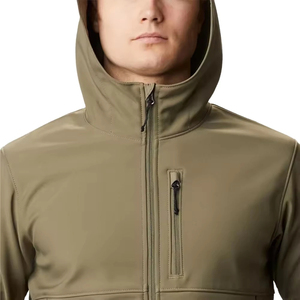 Chaqueta Cortavientos Impermeable Ligera con Capucha para Hombre, de Nylon Transpirable con Cremallera y Estampado, Ideal para Pesca y Senderismo - Venta al por Mayor - Product Image 4