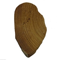 Timbre indien en bois avec motifs de fleurs sculptées à la main
