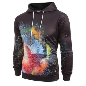 Sudaderas con Capucha para Hombre de Talla Grande, Hechas a Medida, de Alta Calidad, en Venta / Suministro Directo de Fábrica, Manga Larga, Sublimación - Product Image 1