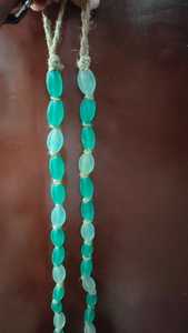 ลูกปัดแก้วสีฟ้าขุ่นแบบด้าน ผลิตตามสั่งจำนวนมาก สำหรับงานฝีมือ ตกแต่ง รับผลิตแบบ OEM จากโรงงานโดยตรง สำหรับทำสร้อยคอ - Product Image 6