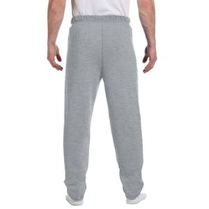 กางเกงขายาวไซส์ใหญ่แบบยูนิเซ็กซ์ สำหรับฤดูใบไม้ร่วงและฤดูหนาว ดีไซน์ลำลองผ้าฟลีซทรงตรง กางเกงวอร์มลายพรางปักลาย  ผ้าเนื้อนุ่มสำหรับเล่นกีฬาและวิ่งจ๊อกกิ้ง - Product Image 3