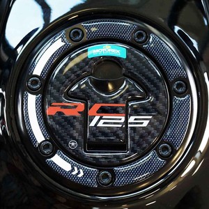Adesivo 3D Personalizzato per Tappo Serbatoio Moto KTM RC 125 2022, Protezione Serbatoio - Product Image 1
