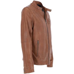 เสื้อแจ็คเก็ตหนังสำหรับนักขี่จักรยานชาย - Product Image 3