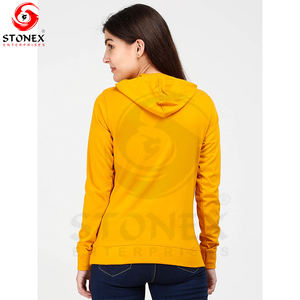 เสื้อฮู้ดสวมหัวผ้าคอตตอนของผู้หญิงมีป้ายด้านหน้าดีไซน์เป็นกีฬาแฟชั่นสำหรับฤดูหนาว - Product Image 5