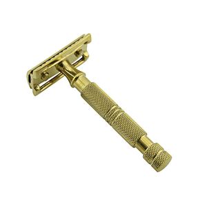 Maquinilla de Afeitar de Seguridad de Doble Filo Personalizada Kounain para Hombre y Mujer, Mango de Acero Inoxidable Duradero, Cuchillas de Acero Inoxidable Superiores, Opciones de Color de Cara - Product Image 3