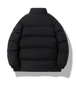 Veste matelassée en coton matelassé imperméable pour homme, design personnalisé, streetwear, patchwork, col montant, chaude, hiver 2025, livraison DDP - Product Image 2