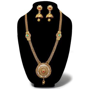 Conjuntos de joyería fina Kriaa-Collar chapado en oro de piedra austriaca 1109815 - Product Image 1