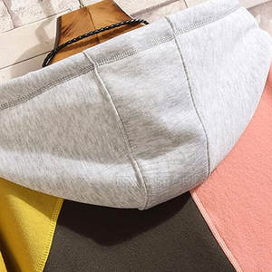 Người Đàn Ông Của Chất Lượng Cao Bông Polyester Lông Cừu Thân Thiện Với Môi Áo Tùy Chỉnh In Mùa Đông Mô Hình Rắn Đồng Bằng Nhuộm Màu Khối Thiết Kế - Product Image 4