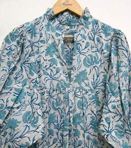 Best Selling Rayon Solid A-line Mini Maxi <b>Dress</b> for Women Floral Design by Indian Exporters Button Decoration Natural Waistline - Product Image 5