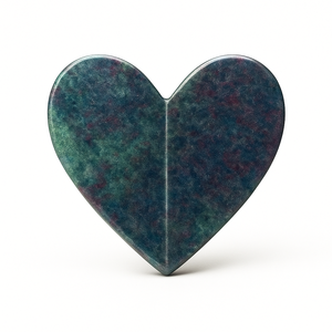 รูปหัวใจ3D ไคไนต์สีน้ำเงินทำมือรูปหัวใจหินคริสตัลธรรมชาติสำหรับการรักษาของขวัญเรกิและของตกแต่งบ้าน - Product Image 1