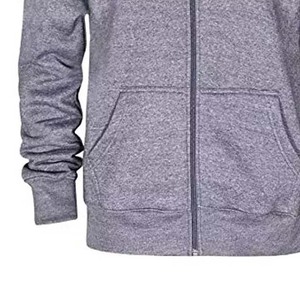 Survêtements de Fitness pour hommes, couleur unie, manches longues avec logo personnalisé, impression de broderie, vente en gros, bon marché, survêtement en coton - Product Image 5