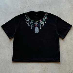 Nouveau T-Shirt oversize à épaules tombantes graphiques de haute qualité Fabricant de t-shirts de sérigraphie Boxy court et lourd - Product Image 2