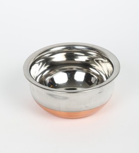 Bol en acier inoxydable de luxe moderne, design martelé unique, fait main, écologique, marque TQC, pour cuisine, maison, hôtel et restaurant - Product Image 2