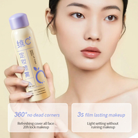 Spray Fixateur de Maquillage Hydratant et Blanchissant Vshell à la Vitamine C 150ml – Longue Durée, Imperméable et Anti-Sébum pour Toute la Journée