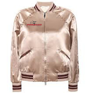 Veste universitaire en soie vierge de marque avec logo OEM pour hommes, design de rue de haute qualité - Product Image 1