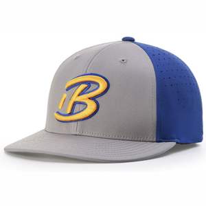 Gorra Deportiva de Pana con Bordado, Visera Plana, 5 Paneles, Estilo Casquette, Cierre a Presión, Color Marrón, Gorra Desestructurada de 5 Paneles - Product Image 2