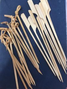 Brochetas anudadas de bambú natural reutilizables especiales naturales ecológicas a la venta 100% Bambú de Vietnam - Product Image 5