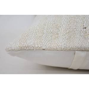 Beige Wool Rug 16x24 Inch Woven Vintage Patterned Eco-Friendly Non-Slip Removable & Washable Rustic/Primitive Style - Product Image 4