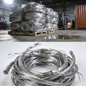 Chatarra de Alambre de Aluminio 6063 de Alta Pureza, Alambre Plateado Brillante en Pacas, Grado de Exportación para Aplicaciones de Fundición de Aleaciones - Product Image 3