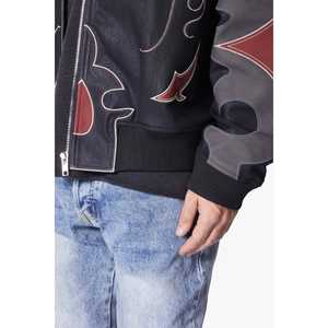 BLOUSON BOMBER EN CUIR RODEO - Product Image 5