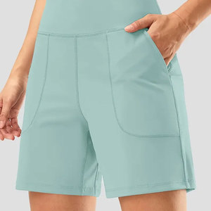 กางเกงขาสั้นรัดรูปสำหรับผู้หญิงกางเกงขาสั้นสำหรับออกกำลังกายฟิตเนสระบายอากาศได้ดีเซ็กซี่มาใหม่ - Product Image 4