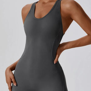 Mono Deportivo de Alta Calidad para Mujer, Traje de Yoga de Una Pieza, Body Deportivo sin Mangas, Ropa de Fitness - Product Image 4