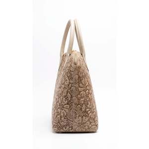 Borsa Strutturata in Vera Pelle Scamosciata Stampata - Made in Italy - Art. 26106 - Product Image 3