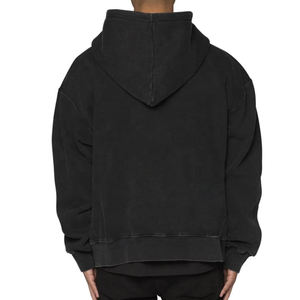 OEM Manufacturer Custom Wholesale Oversized Men Vintage With Acid Washed Hoodie custom logo men breathable - Product Image 5