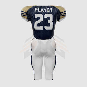 Conjunto de camisetas de fútbol americano personalizable, camisetas y pantalones cortos de manga corta con sublimación transpirable, venta al por mayor, UNIFORMES DE EQUIPO de talla grande - Product Image 3