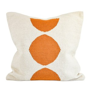 100% Cotton Boho Tufted Stripes Checkered Printed <b>Cushion</b> Covers Hand Woven Decorative Pillow with <b>Tassels</b> for Home Use - Product Image 4