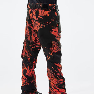 Pantalones de esquí de snowboard para deportes al aire libre de invierno impermeables de primera calidad para hombre, pantalones sueltos de pierna ancha con estampado de logotipo personalizado - Product Image 3