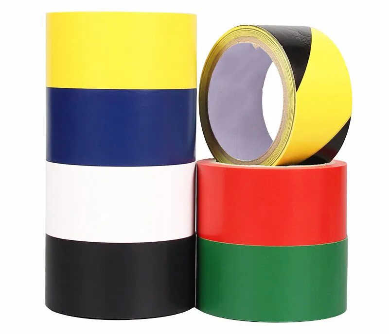 Hot Sale Wear-resisting PVC Caution Tape Safety Walkway Marking PVC warning tape barrier tape