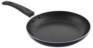 <b>Cast</b> <b>Iron</b> Non-Stick <b>Tawa</b> with Handle 24cm Black 300ml 1.5mm Thick Scratch Resistant Induction Safe by Anax Impex Made in India - Product Image 5