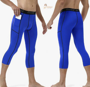 Leggings de course et d'entraînement de compression pour hommes Pantalons de fitness pour hommes - Product Image 1