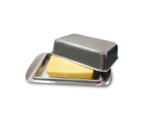 La plupart des beurriers en acier inoxydable design attrayant couleur argent personnalisé restaurant maison hôtel - Product Image 6