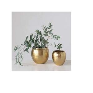 Jardinière en métal enduit d'émail durable, pot de fleur de décoration de jardin fait à la main pour l'extérieur, décoration de sol bon marché pour la maison - Product Image 5