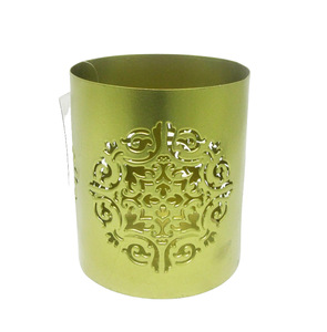 Artisanat décoratif fer rond votif en laiton plaqué meilleure taille bougeoirs lanternes et pot de bougie pour la décoration de la maison - Product Image 6