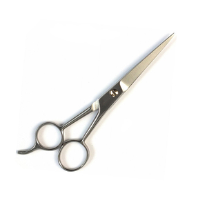 กรรไกรตัดหนวดเคราเหล็กคาร์บอนสูงขัดเงากระจกพร้อมที่วางนิ้วและสกรู - Product Image 2