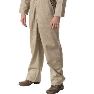 Combinaison de sécurité confortable avec plusieurs poches et coutures renforcées Combinaison de sécurité respirante avec fermeture à glissière sur le devant - Product Image 5