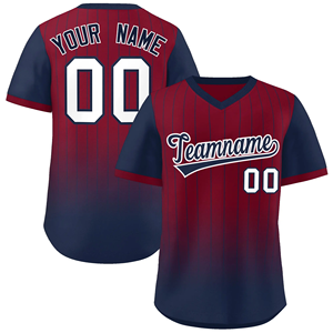 Maillots de baseball pour jeunes Premium Design unique Broderie Tissu extensible évacuant l'humidité pour les joueurs - Product Image 3