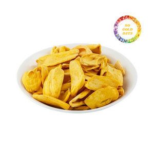 Jackfruit séché croustillant, fabriqué à partir de fruits mûrs sélectionnés, offrant un arôme tropical naturel et une croquant durable. - Product Image 3